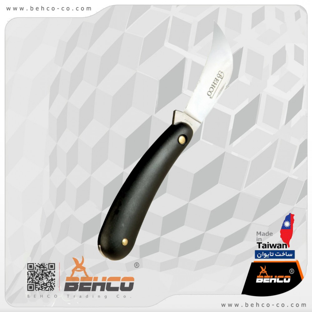 چاقو پیوند زن سرکج دسته پلاستیکی BK-012A
